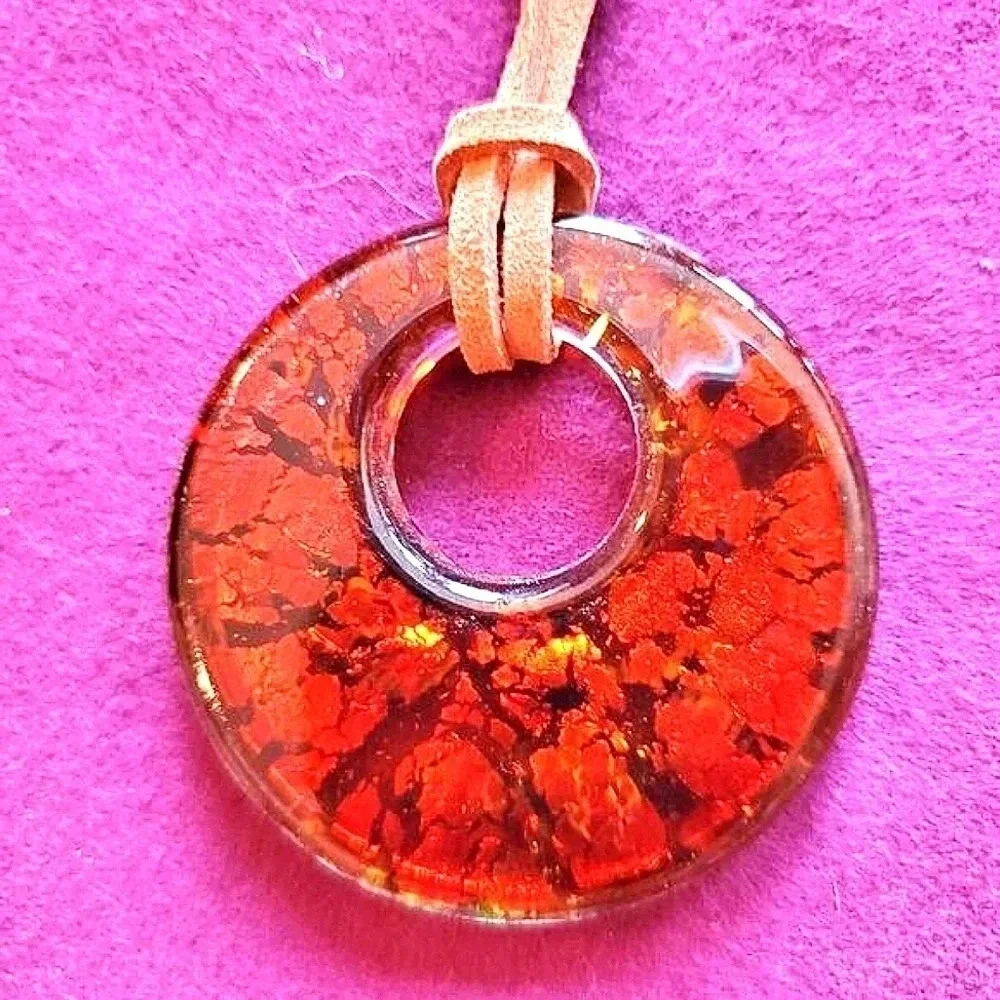 Host Pick Glass Double-Sided Medallion For Different Moods Pristine Shape